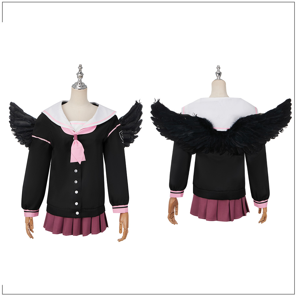 Blue Archive Shimoe Koharu Cosplay Costume Sailor Dress with Wings Halloween Party