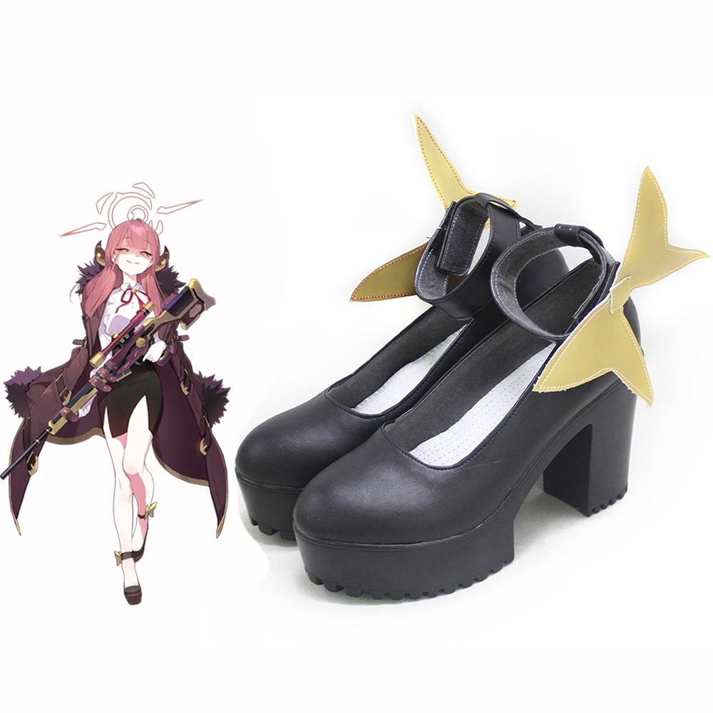 Anime Game Blue Archive Rikuhachima Aru Cosplay Shoes High-heeled shoes