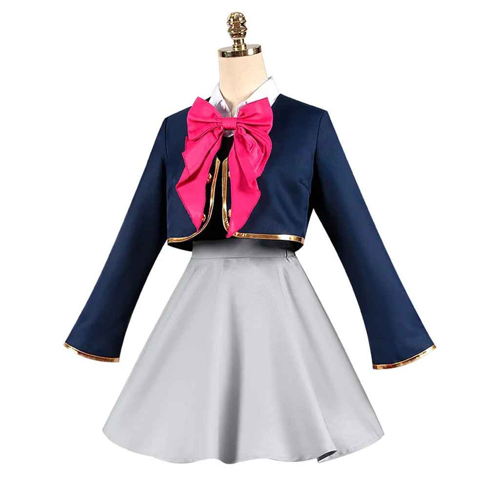 Oshi no Ko Hoshino Rubii Cosplay Costume Coat Skirt JK Uniform Dress