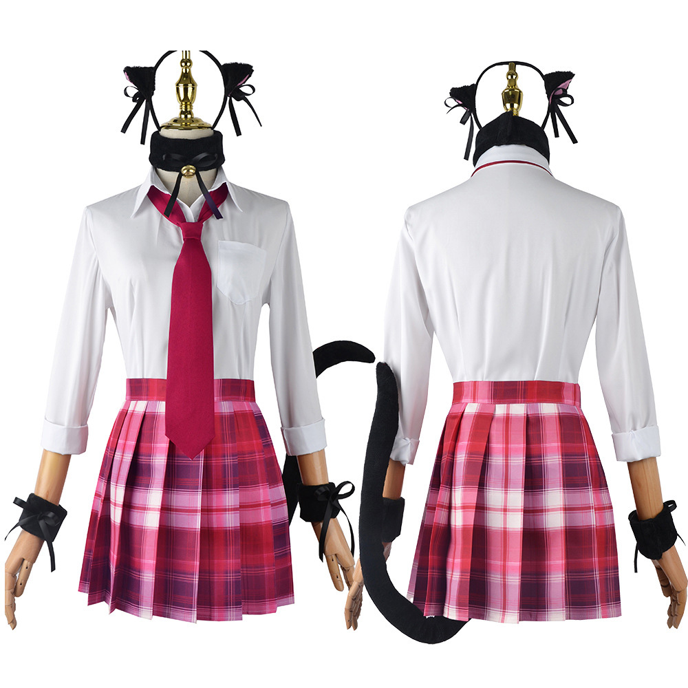 Anime My Dress Up Darling Kitagawa Marin Cosplay Costume Halloween Woman Sexy Suit Shirt