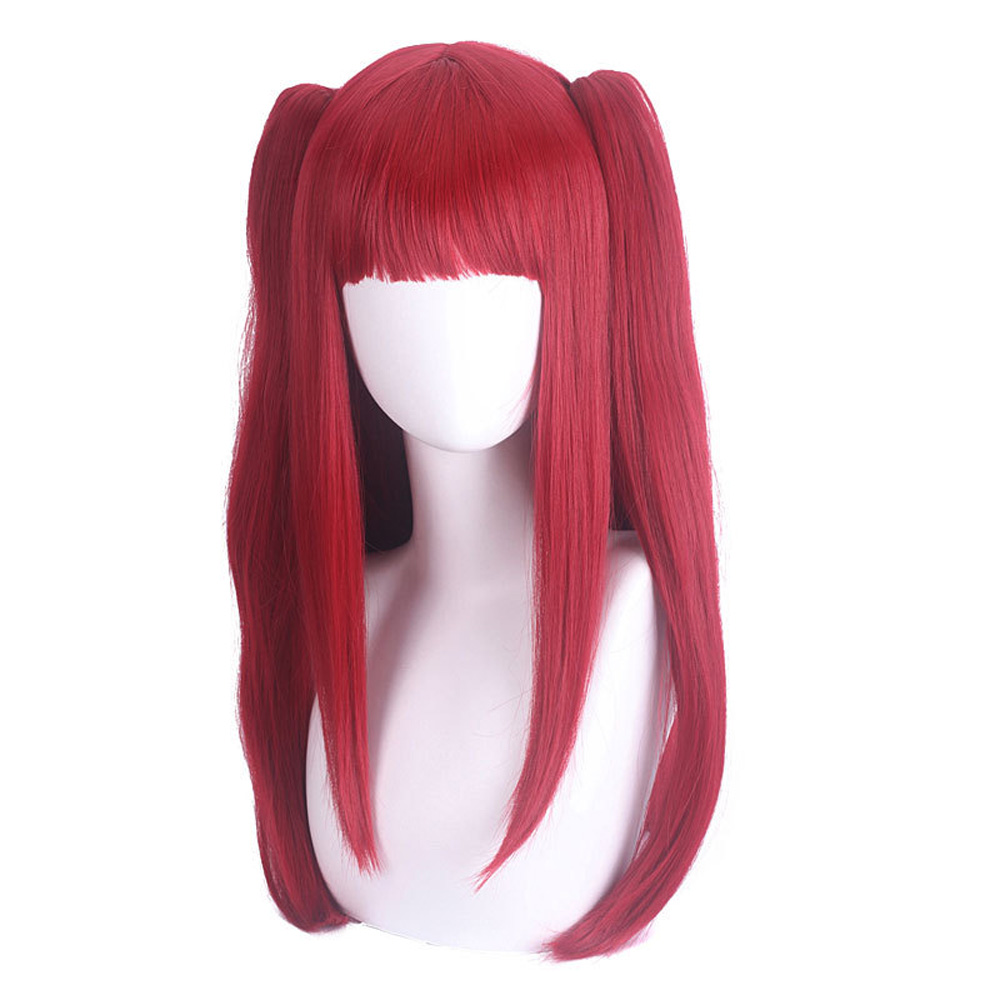 My Dress Up Darling Marin Kitagawa Cosplay Wig Long Red with Ponytail Hair