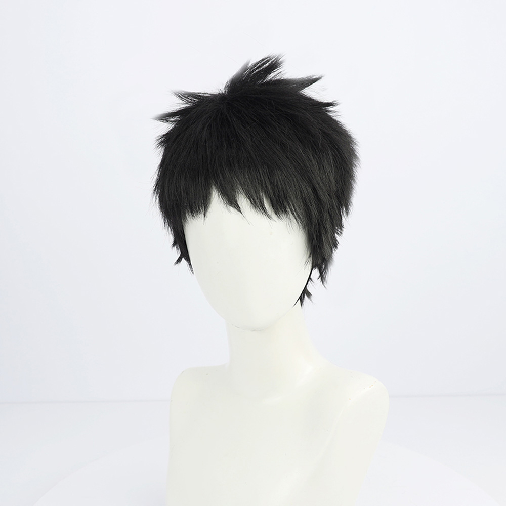 My Dress-Up Darling Gojo Wakana Cosplay Wigs Black 30cm Short Men Hair