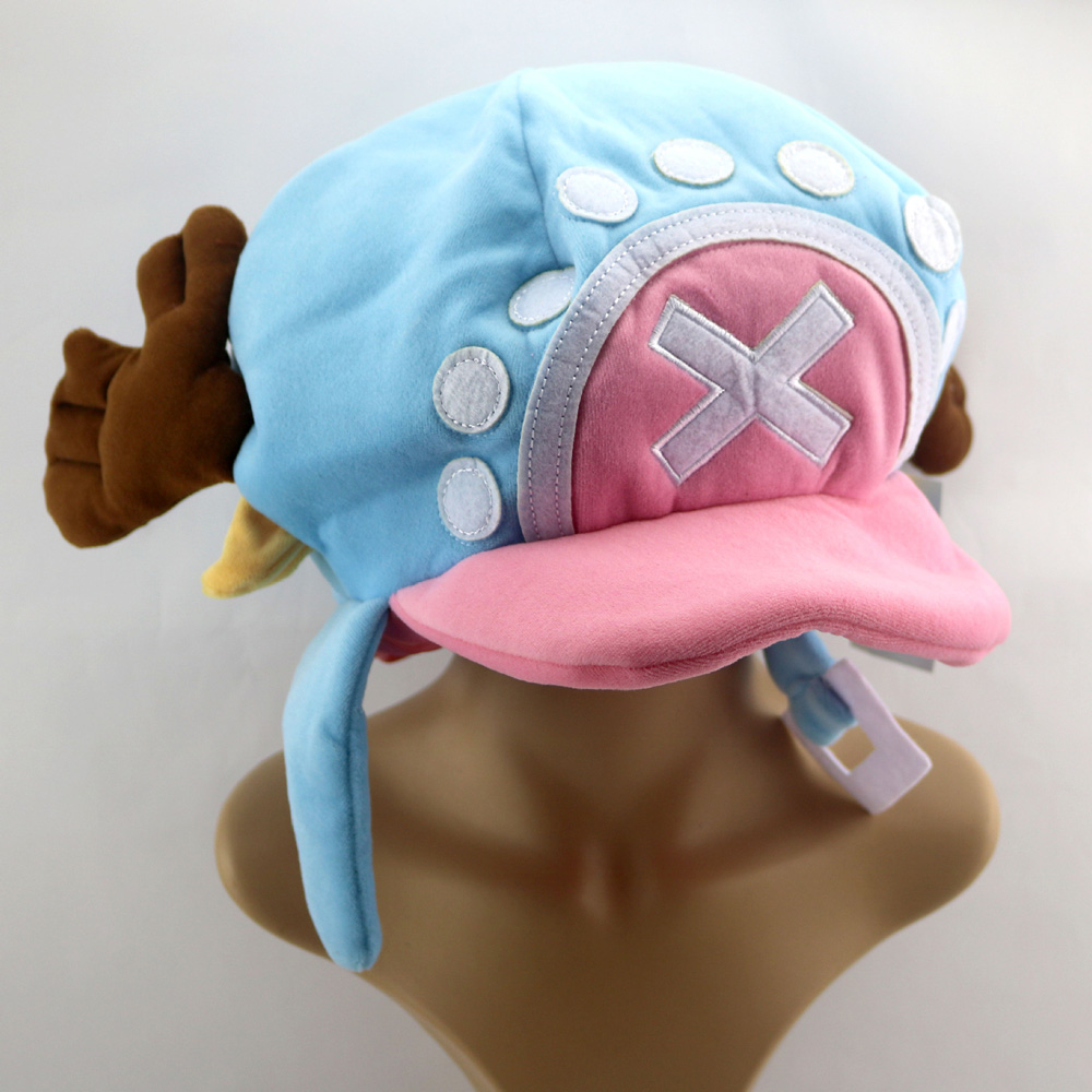 Anime One Piece Tony Tony Chopper Cosplay Prop Cotton Baseball Cap Fisherman Sun Hat 