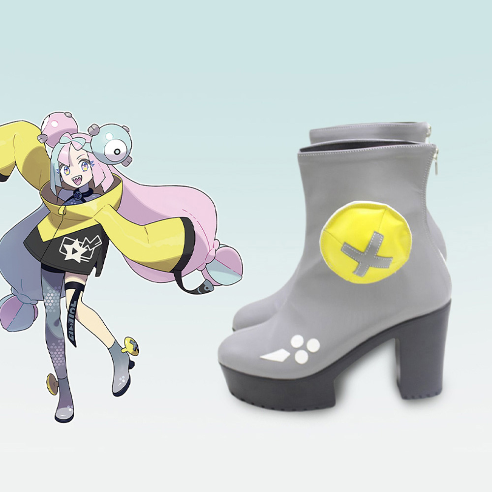 Anime Game Pokemon Scarlet And Violet Lono Cosplay Shoes Boots