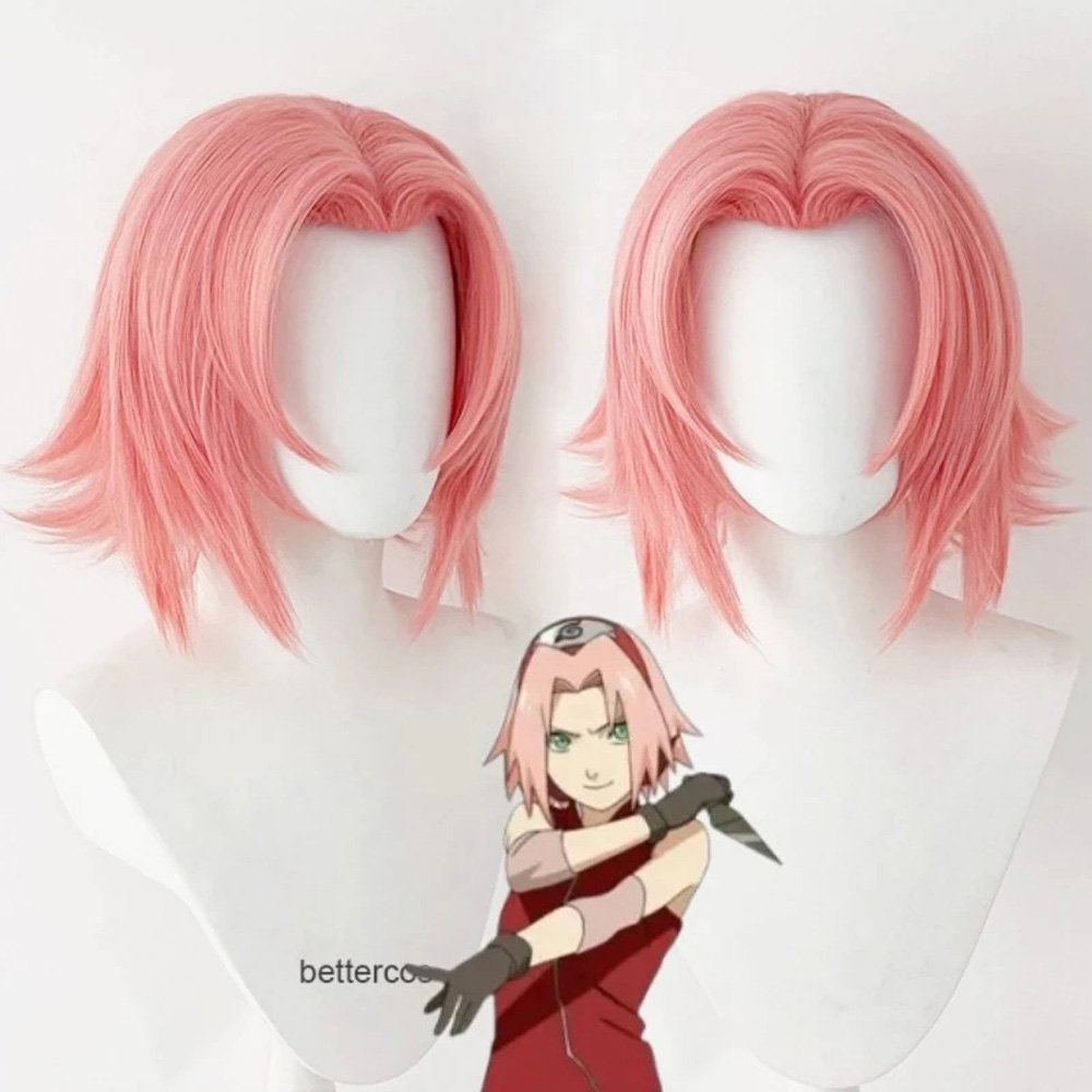 Naruto Sakura Haruno Halloween Cosplay Wig