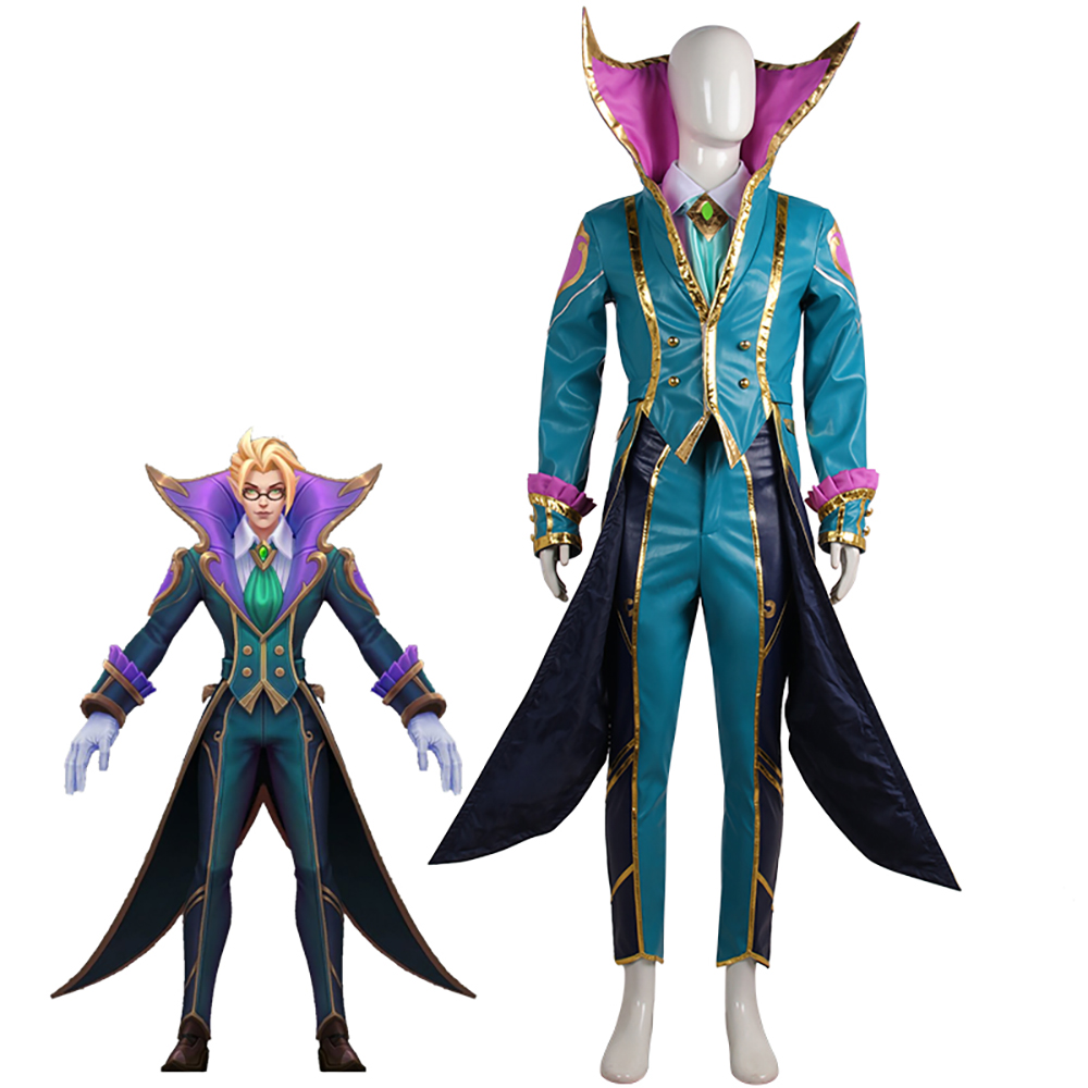 Game League of Legends LOL Cafe Cuties Vladimir Brown Cosplay Costume DAX