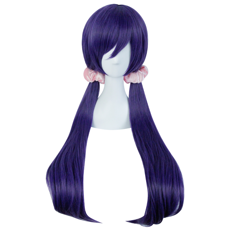 Anime LoveLive! Tojo Nozomi Long Dark Purple Cosplay Wigs