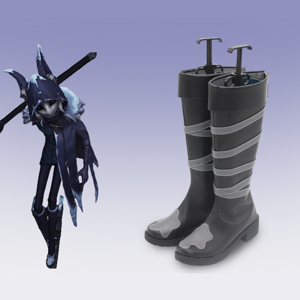 Game Identity V Night's Watch Ithaqua Cosplay Shoes Boots PU Leather