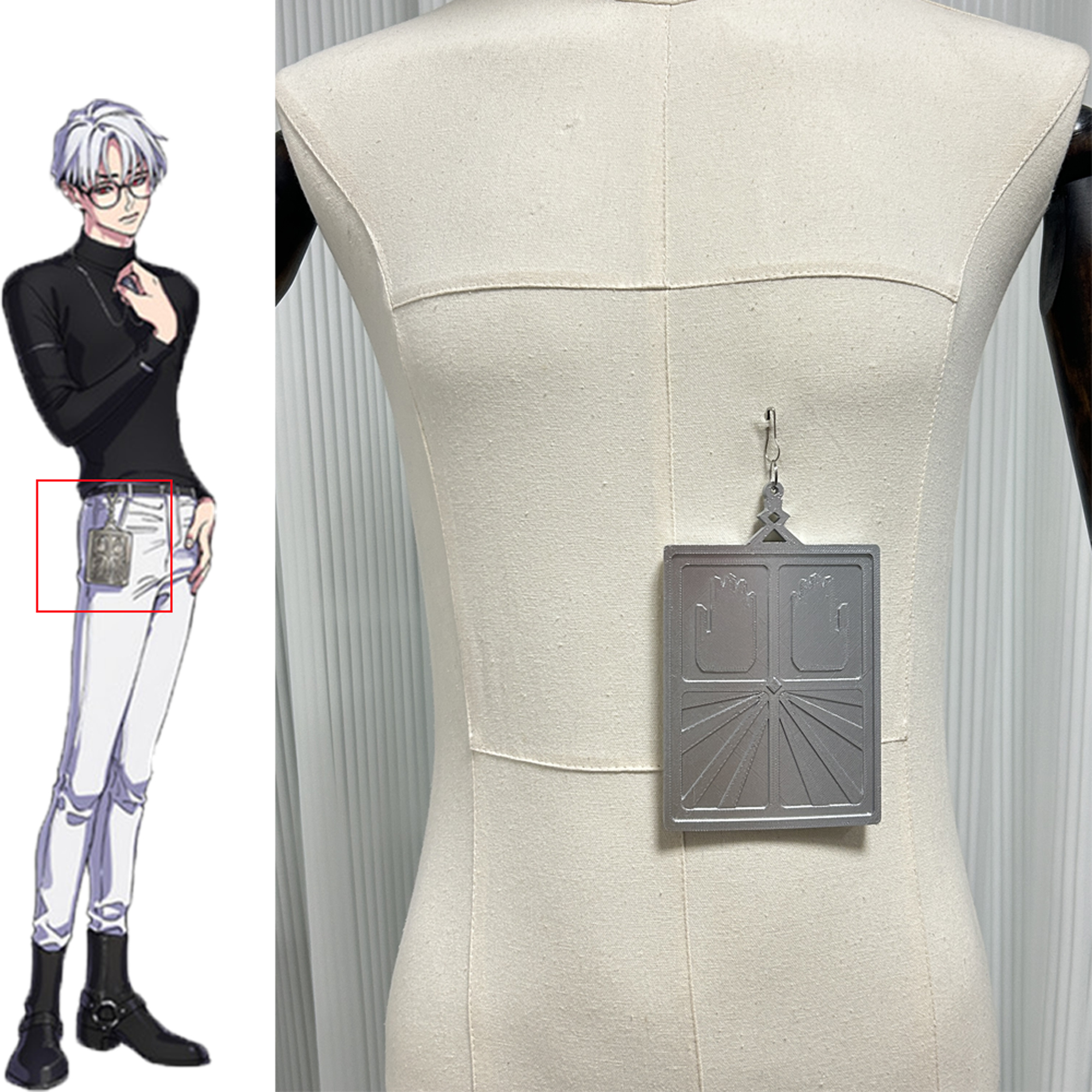 Kusanagirikai Charisma House Cosplay Prop waist card