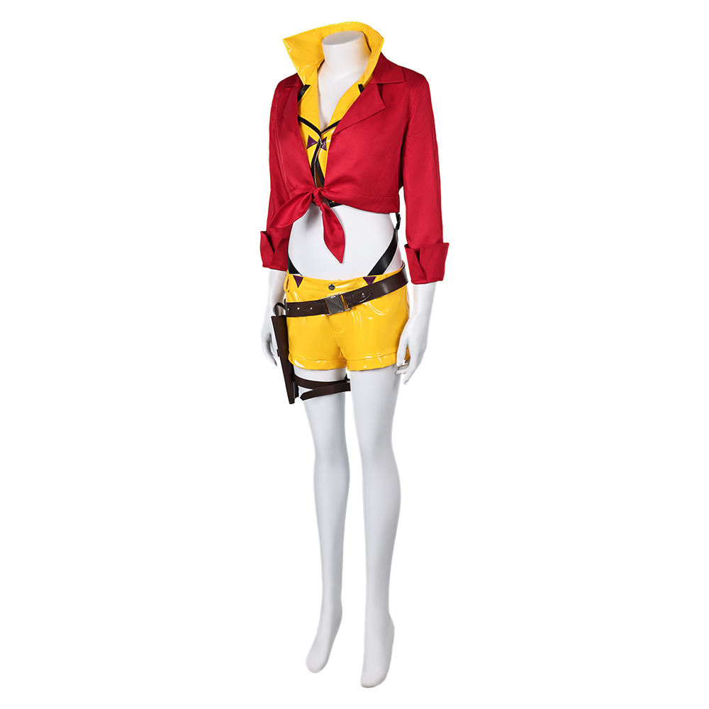 Game Overwatch Ashe Women Red Cowboy Bebop Outfit Cosplay Costume Outfits Halloween Carnival Suit