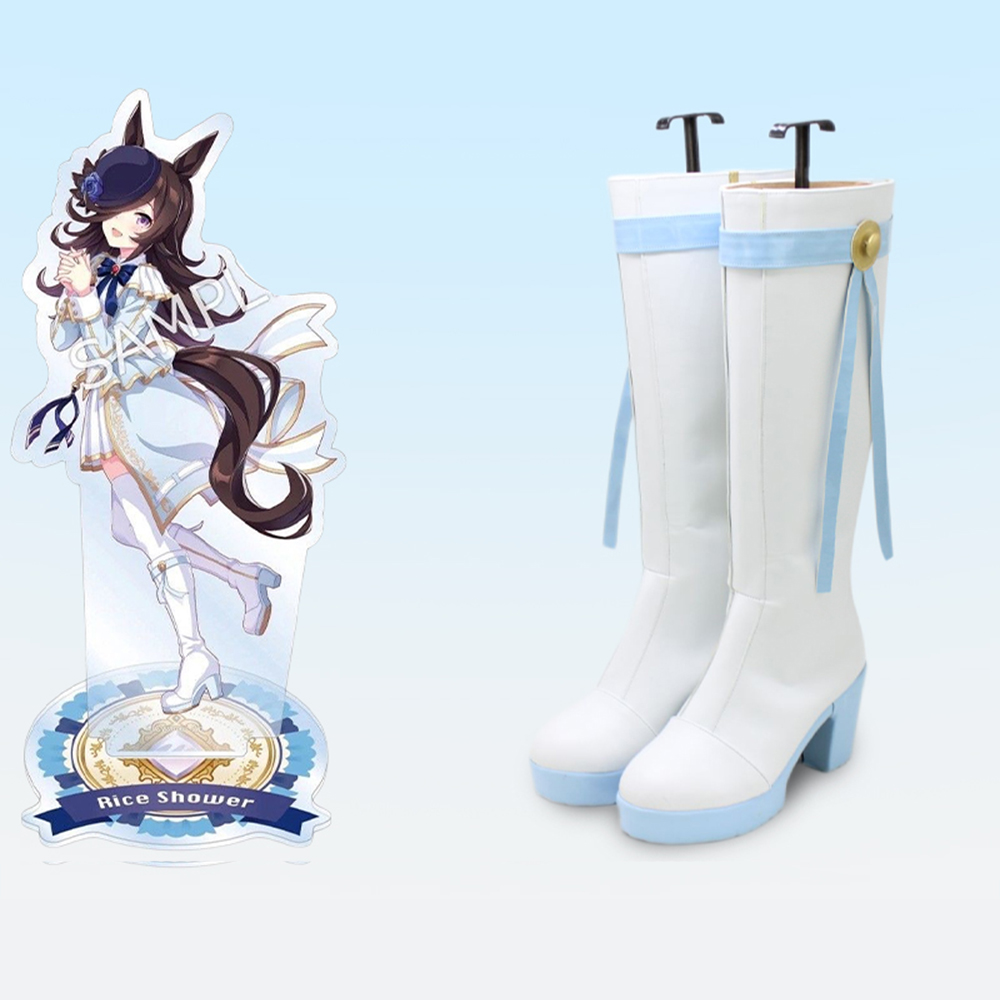 Uma Musume Pretty Derby Narita Top Road Rice Shower Sakura Laurel Cosplay Boots Shoes Halloween Carnival 