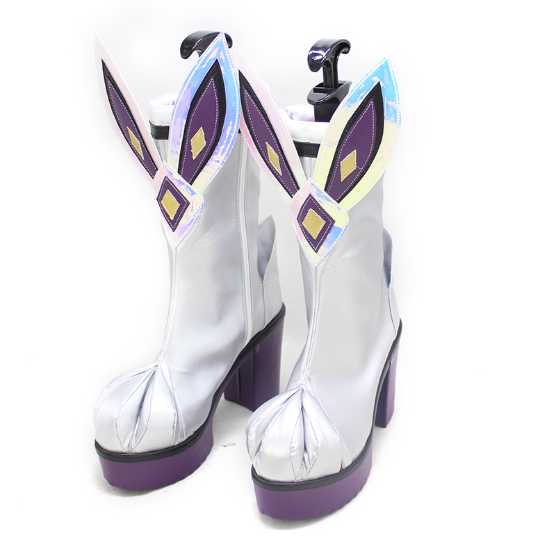 League of Legends LOL Miss Fortune the Bounty Hunter Silver Cosplay Boots