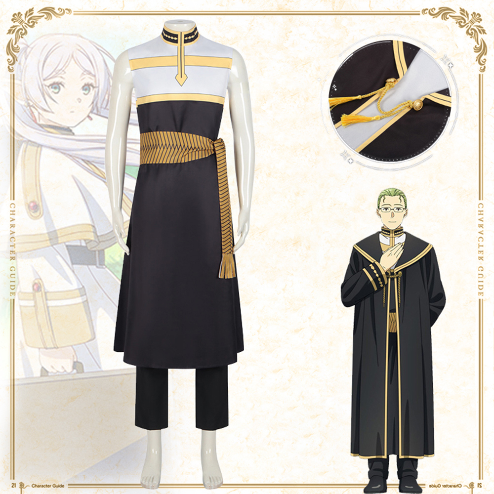 Anime Frieren Frieren: Beyond Journey`s End Heiter Cosplay Costume Halloween Costume Sets