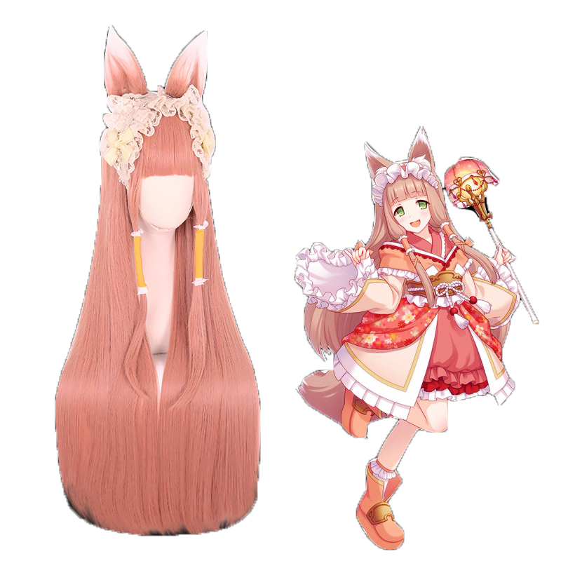 Game Princess Connect! Re:Dive Maho Cosplay Wig Animal Ears  PriConne R Himemiya Maho
