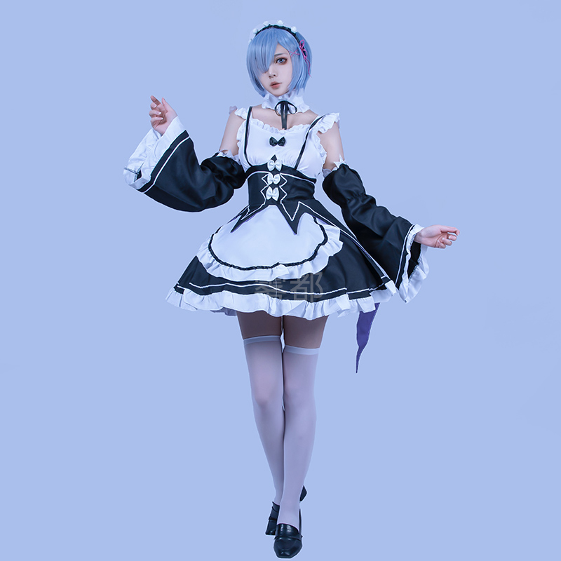 Anime Re: Life In A Different World From Zero Rem Winter Cosplay Costume And Cosplay Wig
