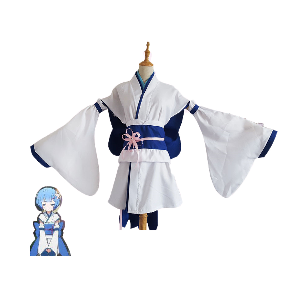 Anime Re: Life In A Different World From Zero Ram kimono Cosplay Costume