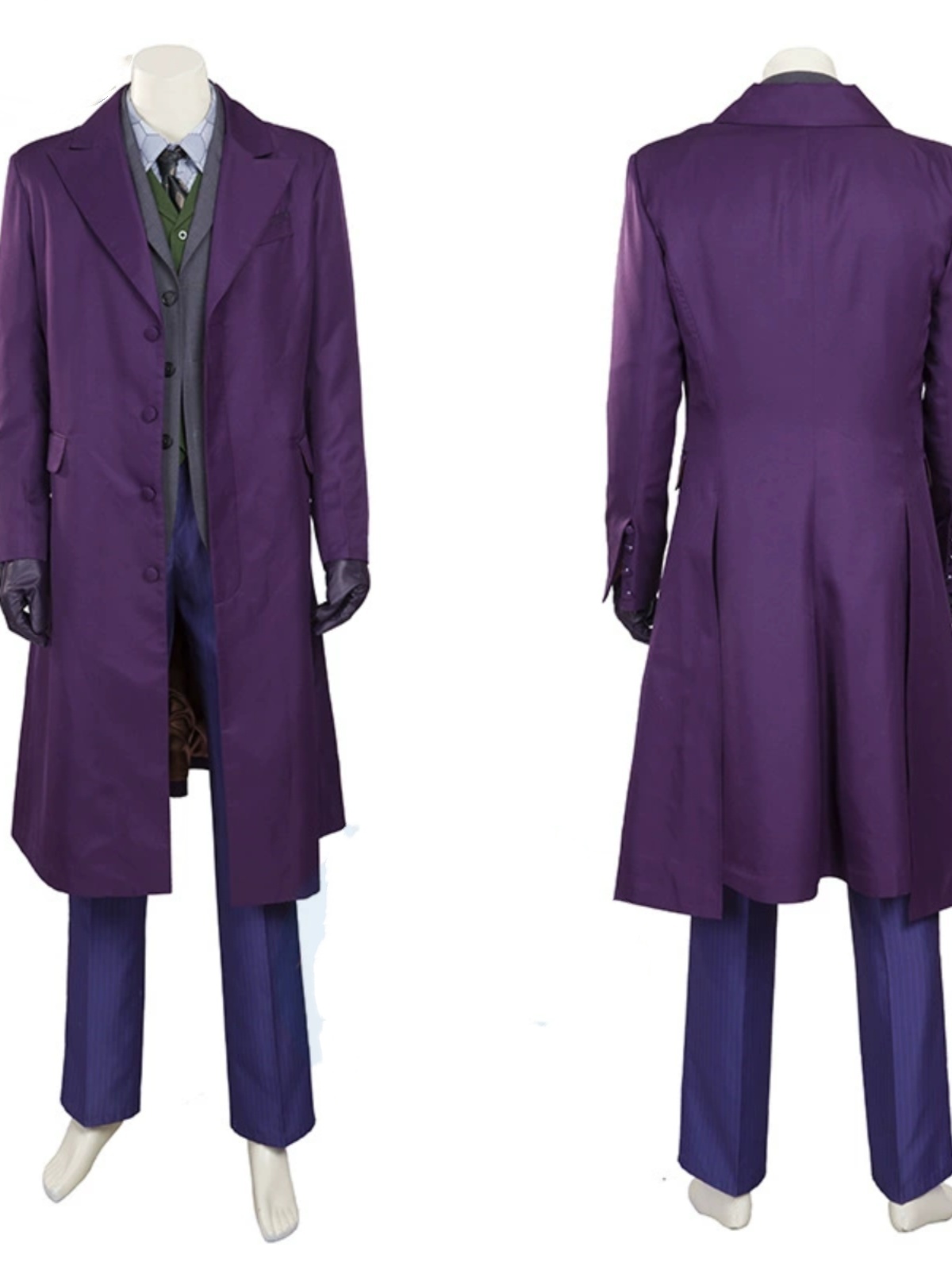 The Dark Cos Knight Joker Cosplay Costume Outfits Halloween Carnival Suit