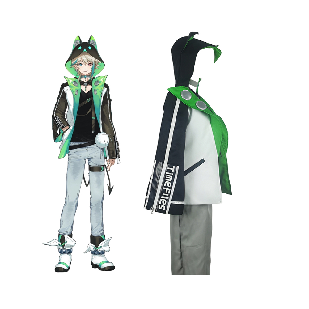 VirtuaReal vtuber AZA Cosplay Costume Wig Anime Dresses Christmas Halloween