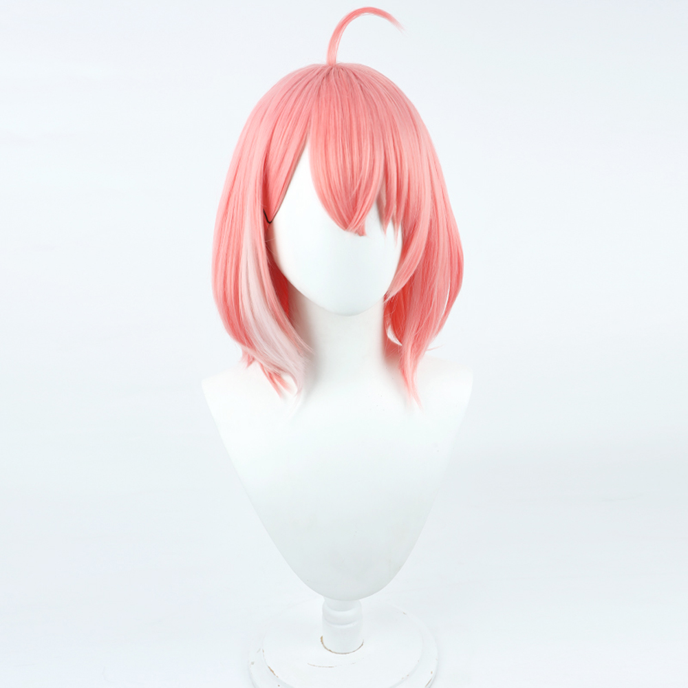 Virtual YouTuber Sasaki Saku  Cosplay Wig Nijisanji Vtuber Cosplay Pink Length 32cmLength 32cm