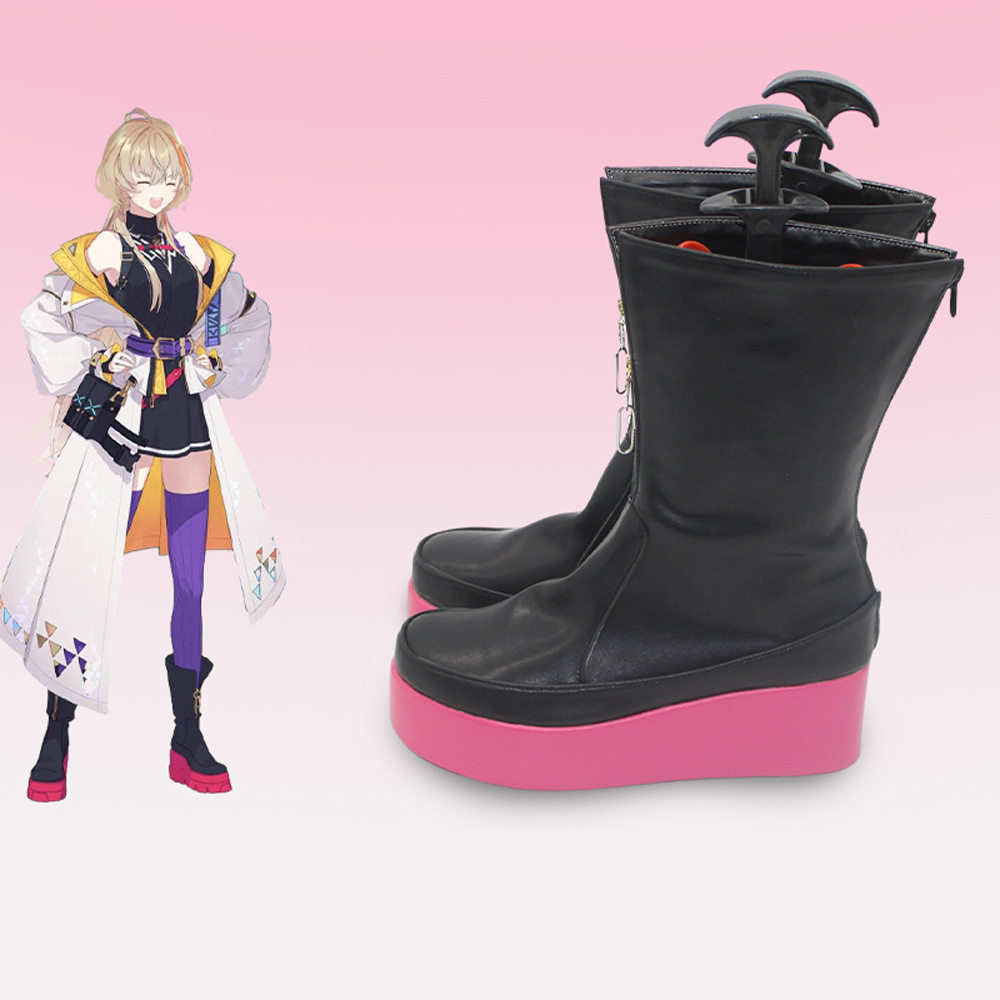 Virtual YouTuber Game Fura Kanato Anime Cosplay Shoes Boots 