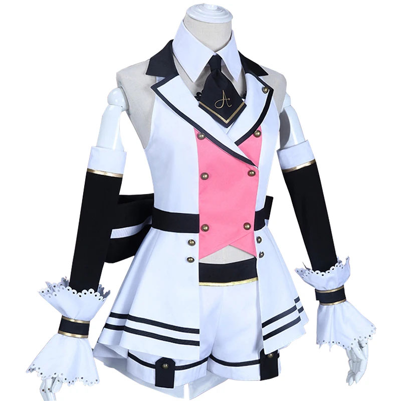 Anime Virtual YouTuber A.I. Channel/Kizuna AI Cosplay Costume Girls Sailor Uniform Cute Uniform Rabbit Ears for Halloween