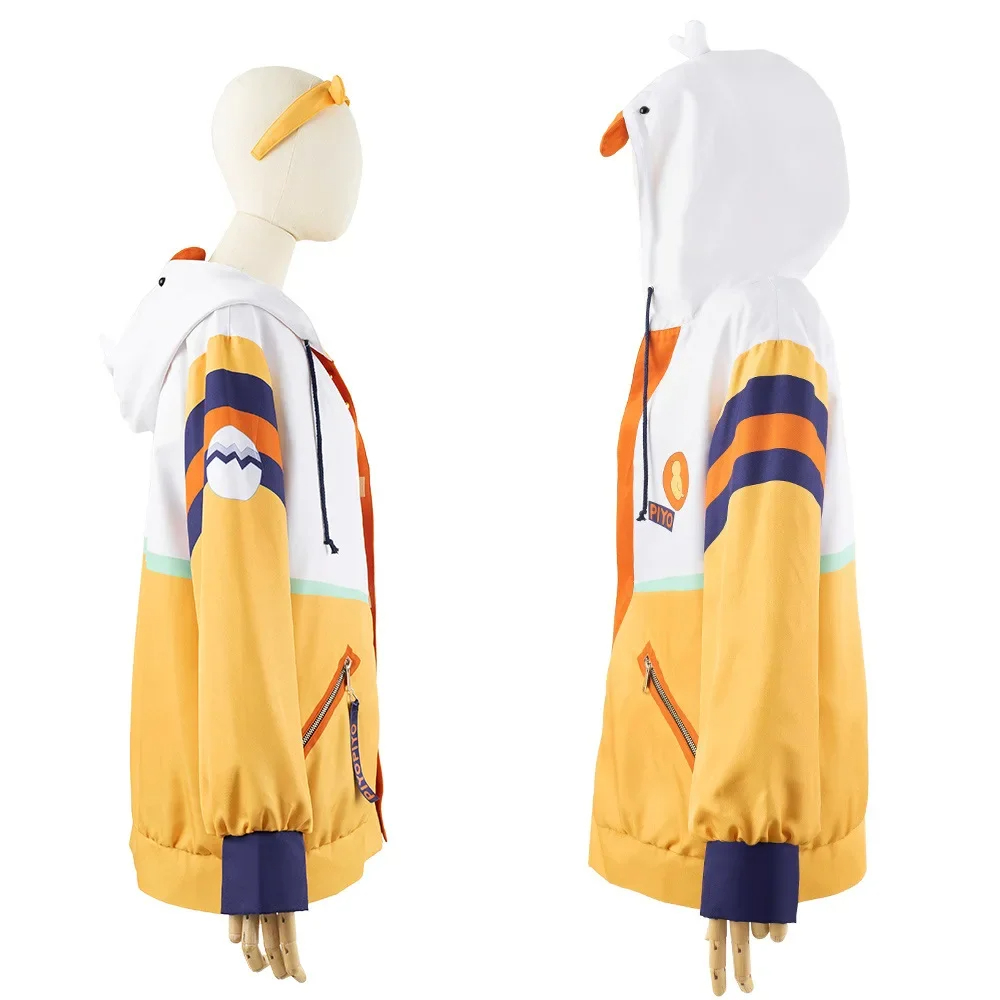 Anime Virtual YouTuber Oozora Subaru Cosplay Costume  Uniform Slippers Woman Sexy Kawaii Party Costume