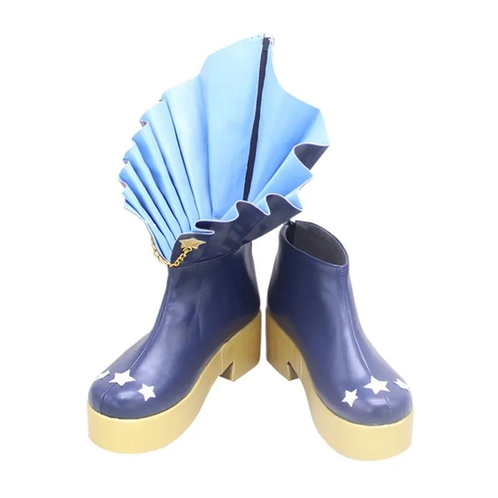 Vtuber Hoshimachi Suisei Cosplay shoes Boots Suisui leather shoes virtual anchor