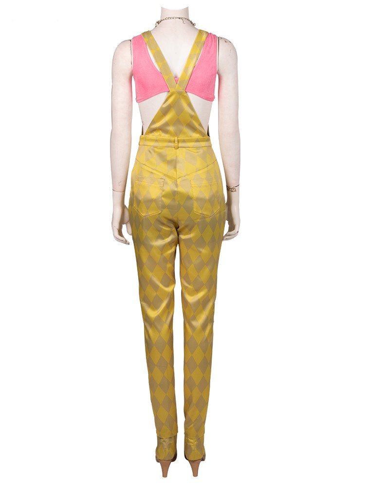 DC Movie Bird of Prey Harley Quinn costume Full Harlequin cosplay outfit