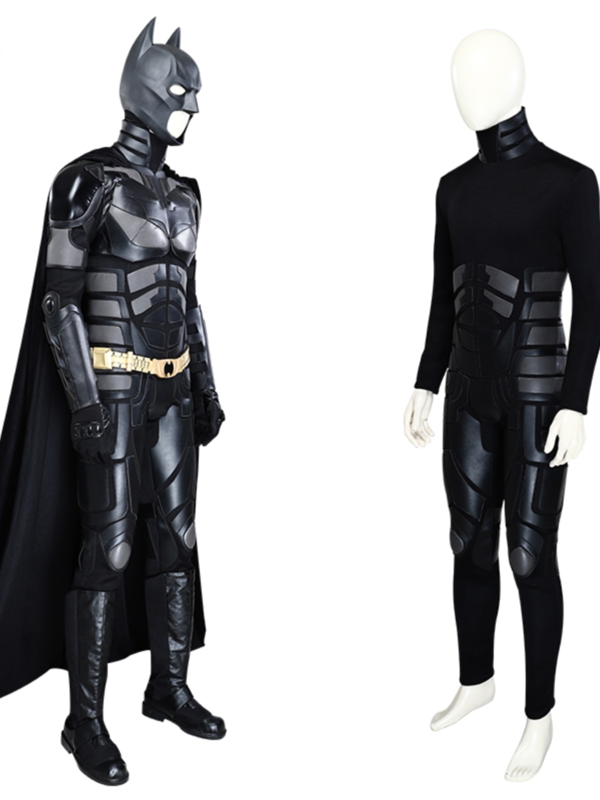 DC Movie Dark Black Knight Bat Hero Cloak Mask Bruce Wayne Cosplay Costume Clown Prank Carnival Outfits for Halloween