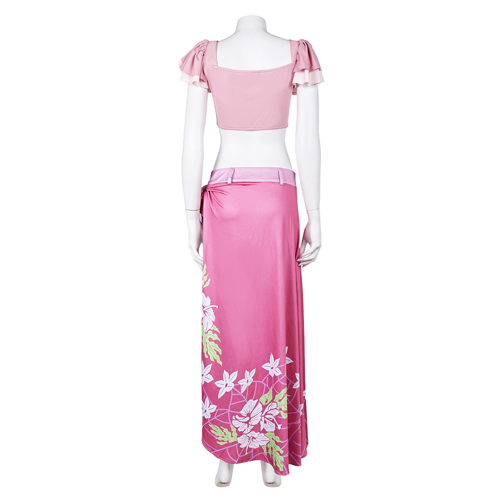 Final Fantasy Aerith Gainsborough Beach Cosplay Costume