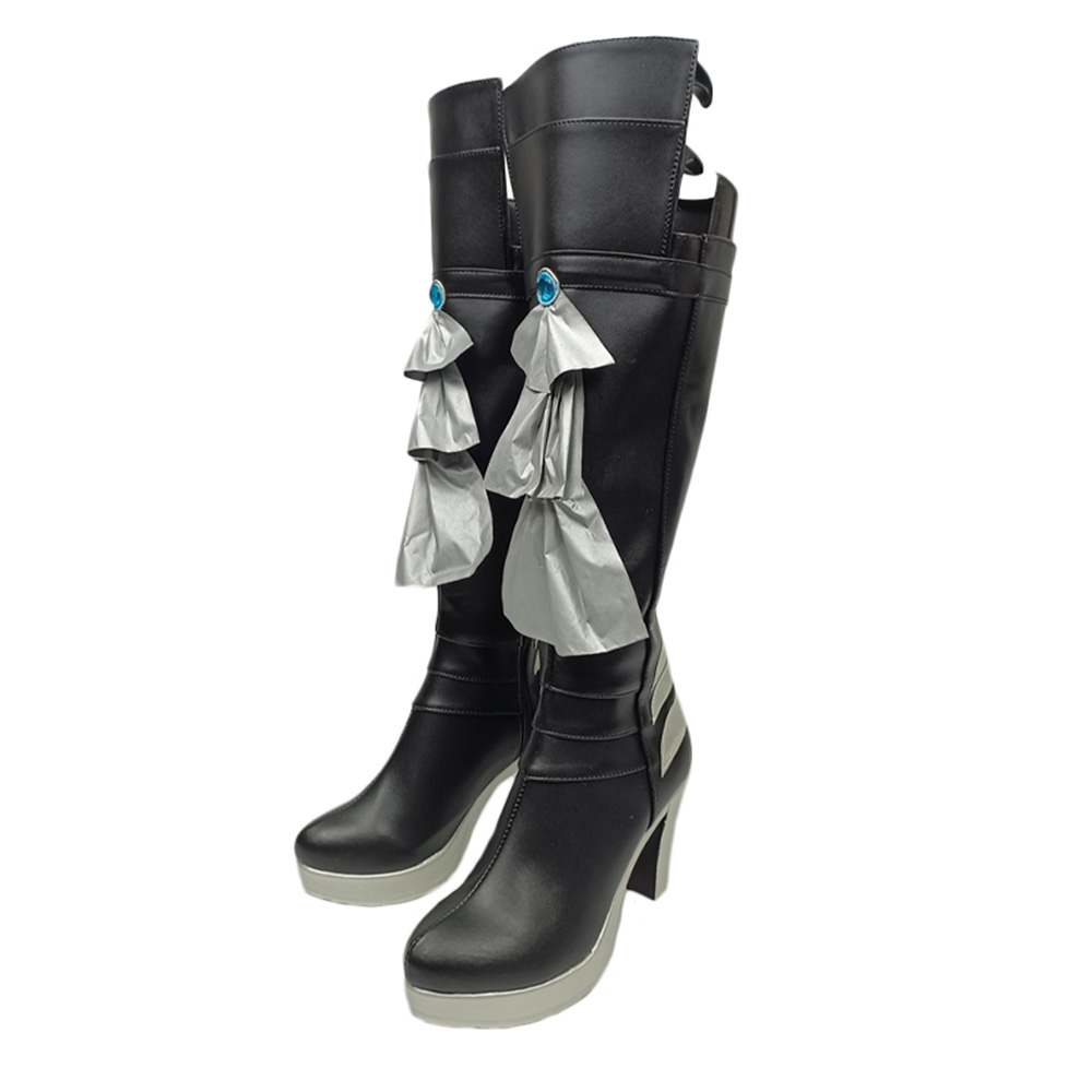 Final Fantasy 14 Gaia Cosplay Shoes  Boots High Heel 