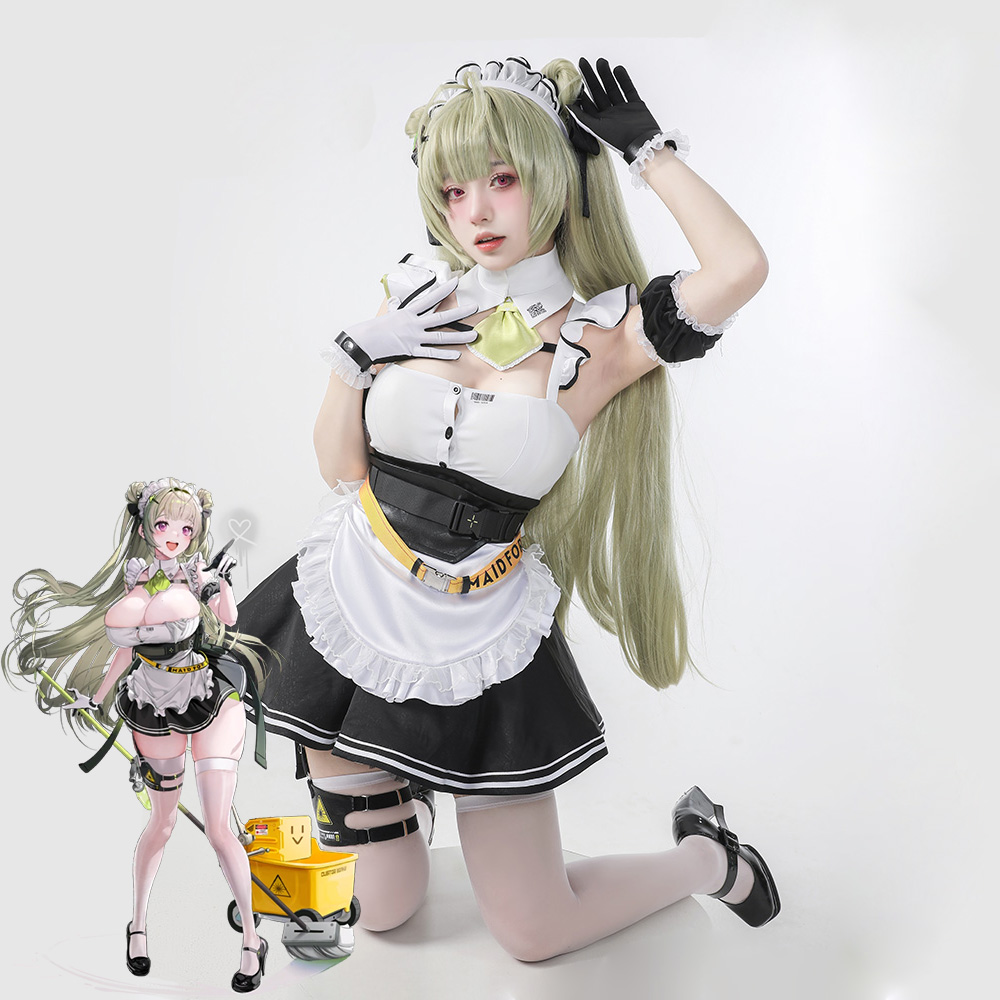 Anime NIKKE The Goddess Of Victory Soda Fighting Maid Dress Game Suit Cosplay Costume
