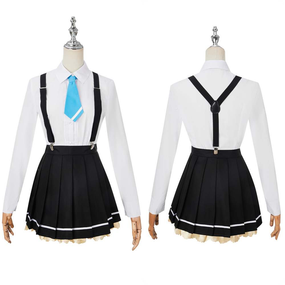 Game Blue Archive Saiba Momoi Cosplay Costume Anime Dresses Wig(No hair accessories) Full Set