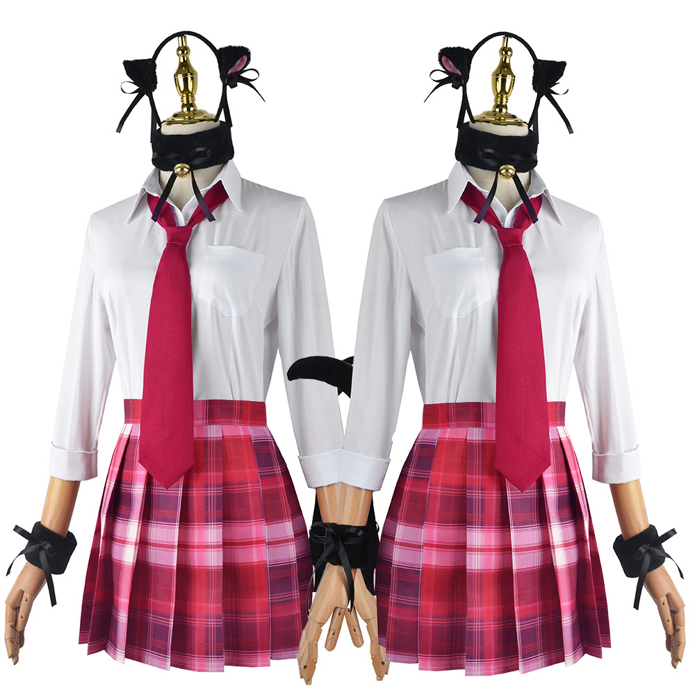 Anime My Dress Up Darling Kitagawa Marin Cosplay Costume Halloween Woman Sexy Suit Shirt