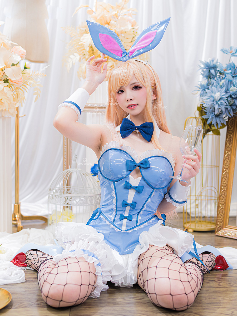 My Dress-Up Darling Marin Kitagawa Blue Bunny Girl Cosplay Costumes