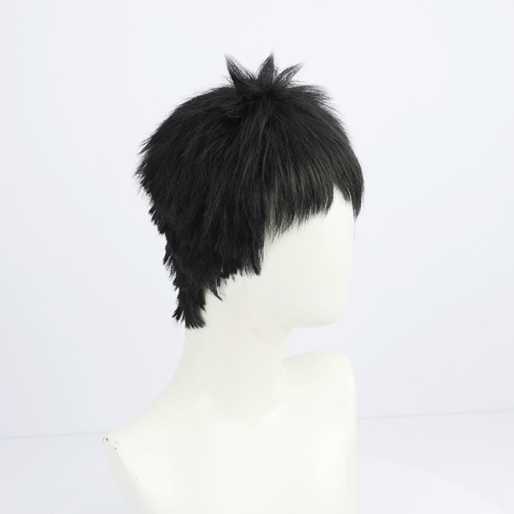 My Dress-Up Darling Gojo Wakana Cosplay Wigs Black 30cm Short Men Hair