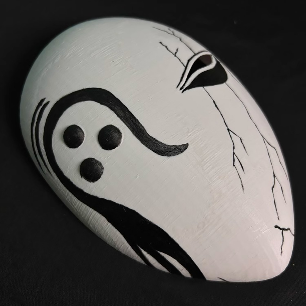 Anime Flame of Recca kurei (くれい) Cosplay Mask Prop