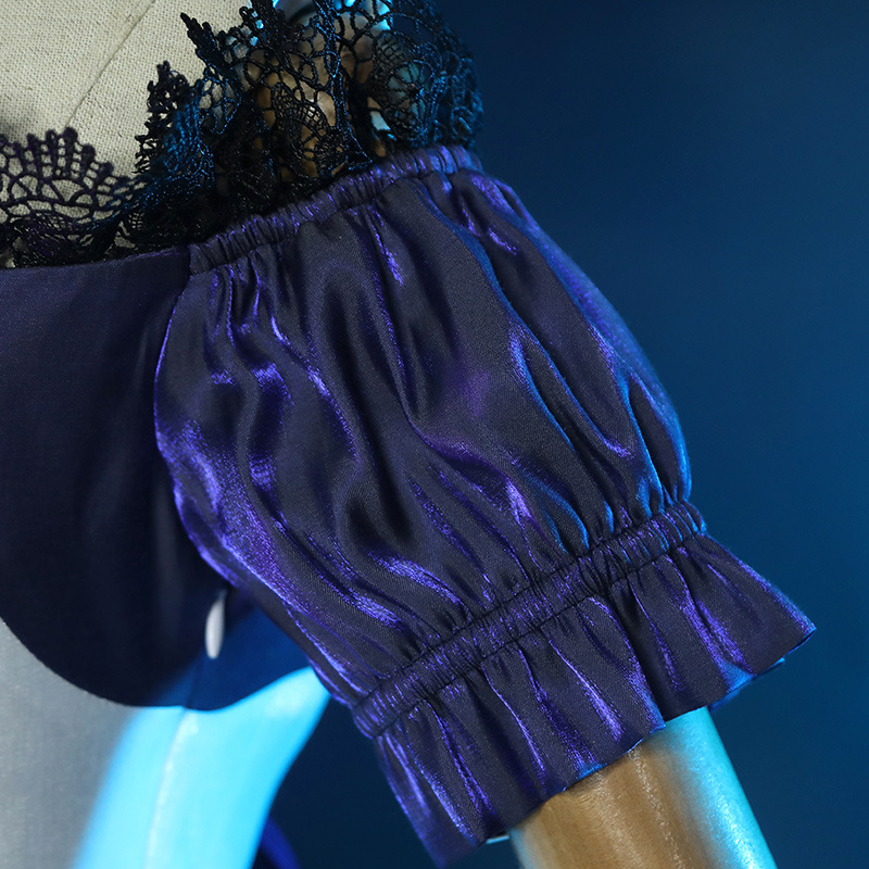 Game League of Legends LOL Gwen Cosplay Dress with Accessories Shoes 