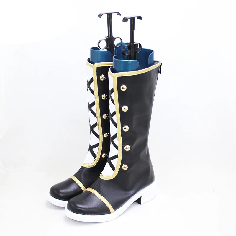 Yuki Setsuna Cosplay Shoes Love Live Nijigasaki High School Cosplay Prop PU Leather Boots