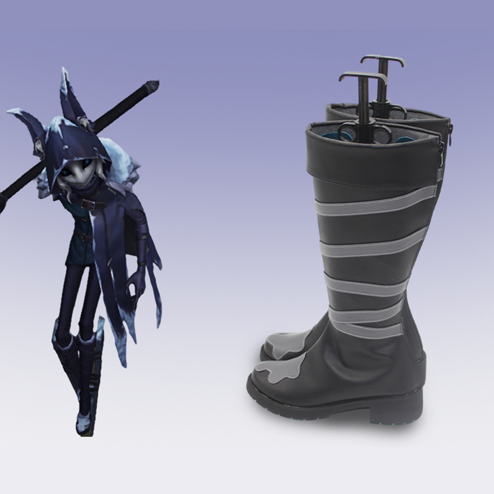 Game Identity V Night's Watch Ithaqua Cosplay Shoes Boots PU Leather