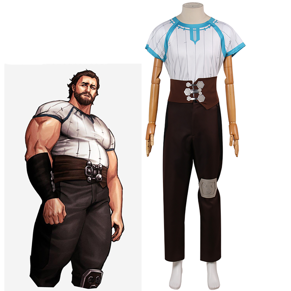 Game League of Legends LOL Arcane Vander Cosplay Costume DAX