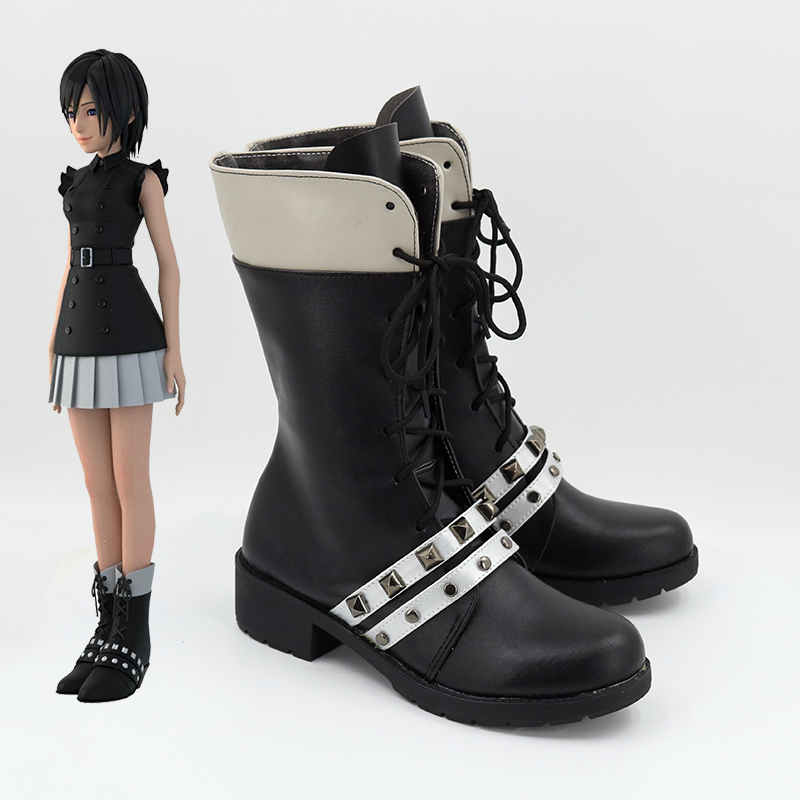 Kingdom Hearts III Xion Black Cosplay Boots