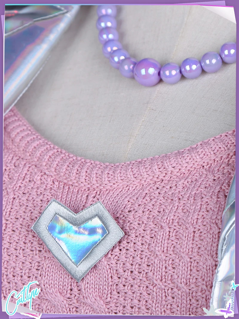 Game League of Legends Caitlyn Cosplay Cosutme Women Purple Lovely Uniform