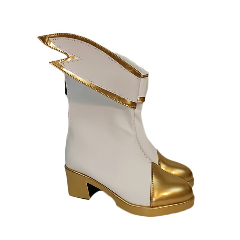 League of Legends Wild Rift LOL Star Guardian Seraphine White Cosplay Shoes Boots