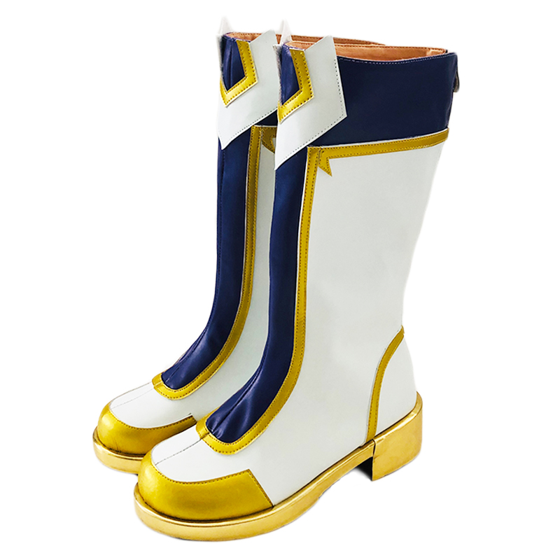 Ezreal Cosplay Shoes Star Guardian LoL Custom Game Shoes Boots Party Halloween Carnival 