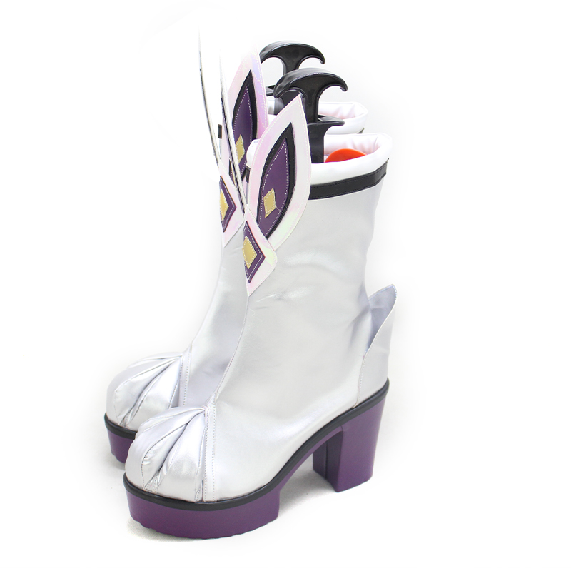 League of Legends LOL Miss Fortune the Bounty Hunter Silver Cosplay Boots