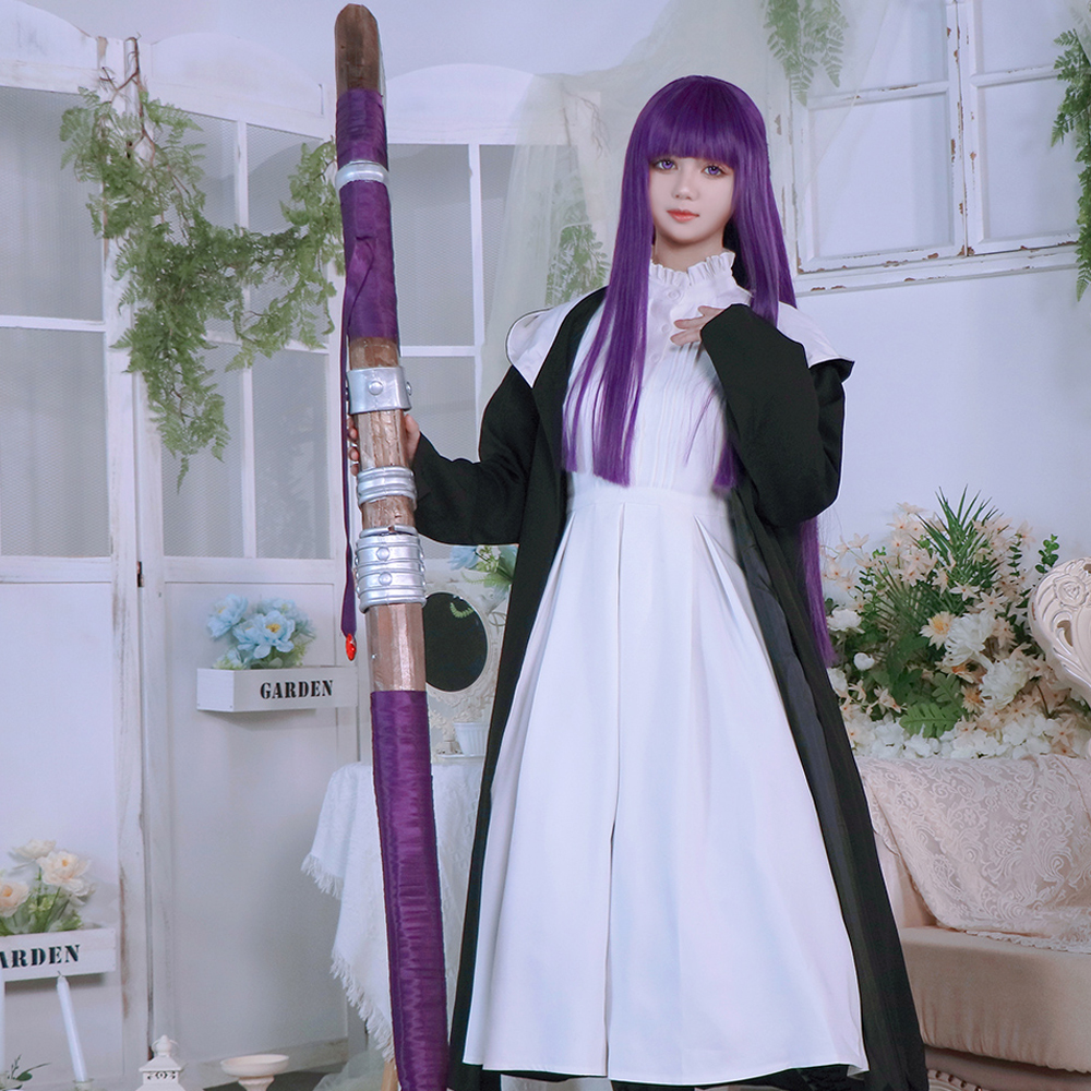 Anime Frieren: Beyond Journey's End Fren Purple Cosplay Costume Cosplay Wig DAX