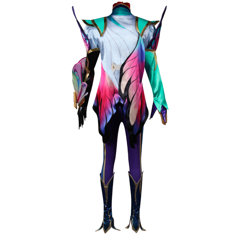 Game New Lol Ezreal Flower Fairy Costume Anime Party Uniform Halloween Game Role-Playing Clothes DAX