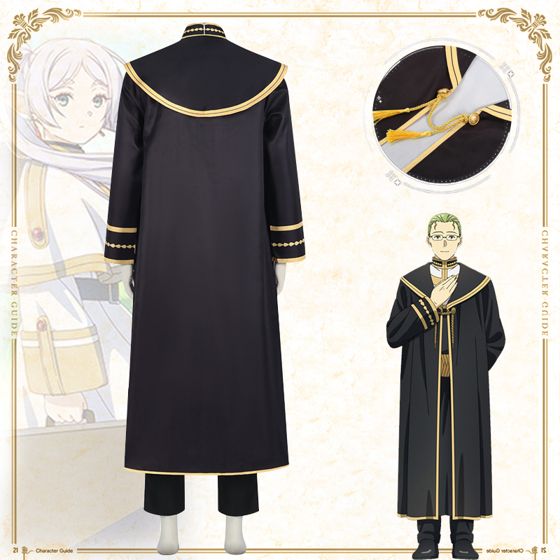 Anime Frieren Frieren: Beyond Journey`s End Heiter Cosplay Costume Halloween Costume Sets