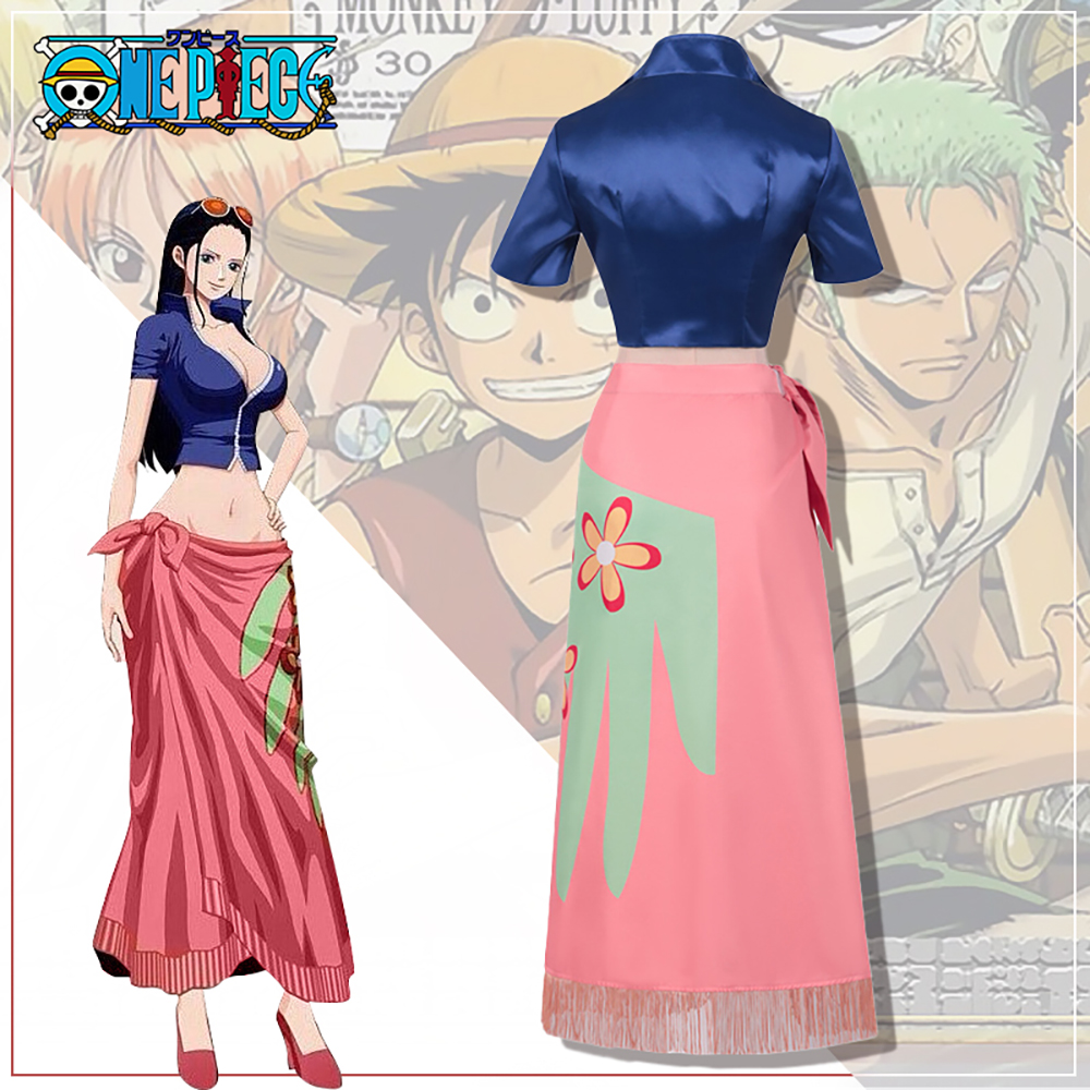 Anime One Piece Nico Robin After Two Years Leather Edition Cosplay Costume